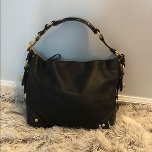 Coach Black Hobo Leather Bag